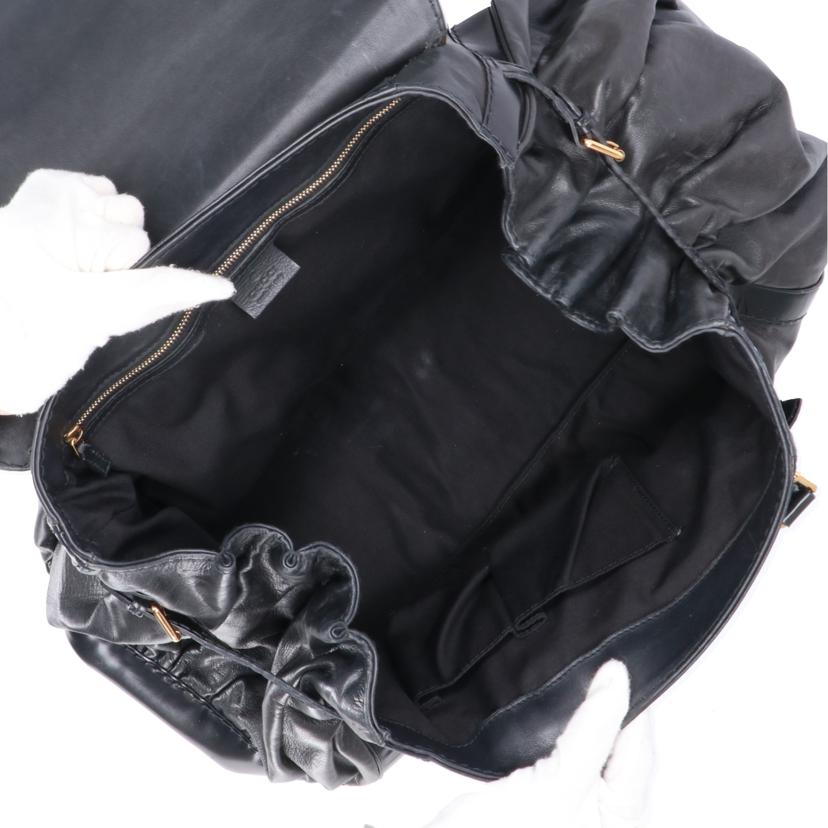 GUCCI グッチ GUCCI クイーンレザートートバッグ ブラック レディース/クィーンレザートート/ブラック/189881//213***/Bランク/37