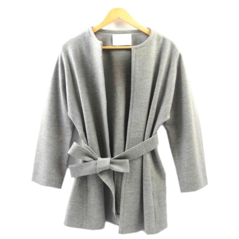 Ballsey/Ballsey ウールジャケット ベルト付き グレー サイズ36/11-08-74-08701//Aランク/83