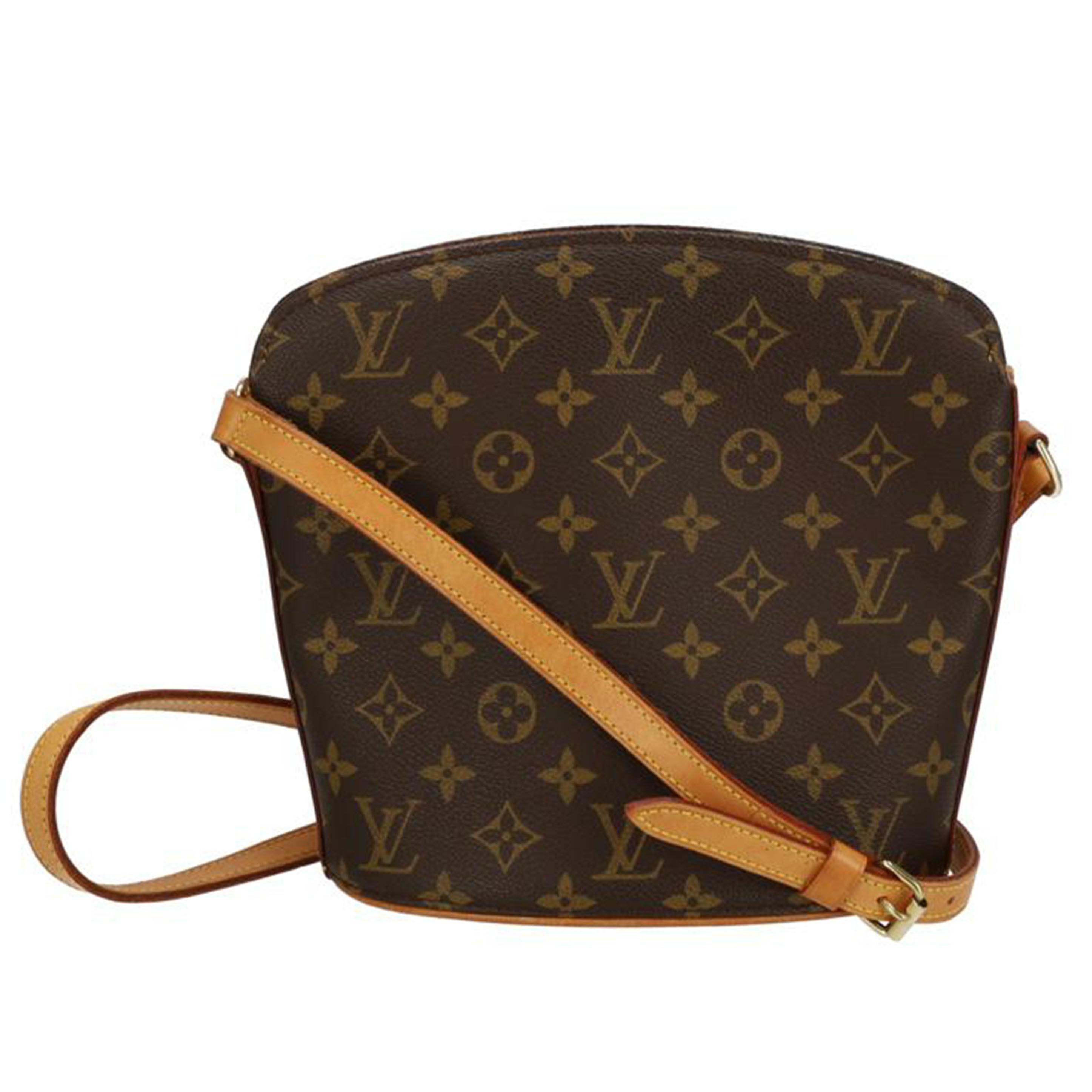 LOUIS VUITTON ルイヴィトン ルイ・ヴィトン ビトン ショルダーバッグ ハンドバッグ トートバッグ ブラウン メンズ レディース 定番 人気 LV 斜め掛け 肩がけ/ドルーオ/モノグラム/M51290//SD0***/Bランク/09
