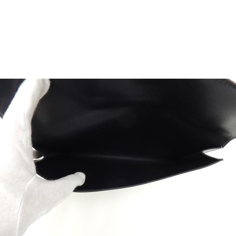 HERMES エルメス クラッチバッグ ドキュメントケース ヴィンテージ 1997年製 メンズ レディース 濃紺/ポシェットリオ/ボックスカーフ/ネイビー//口A刻印(1997)/ABランク/69