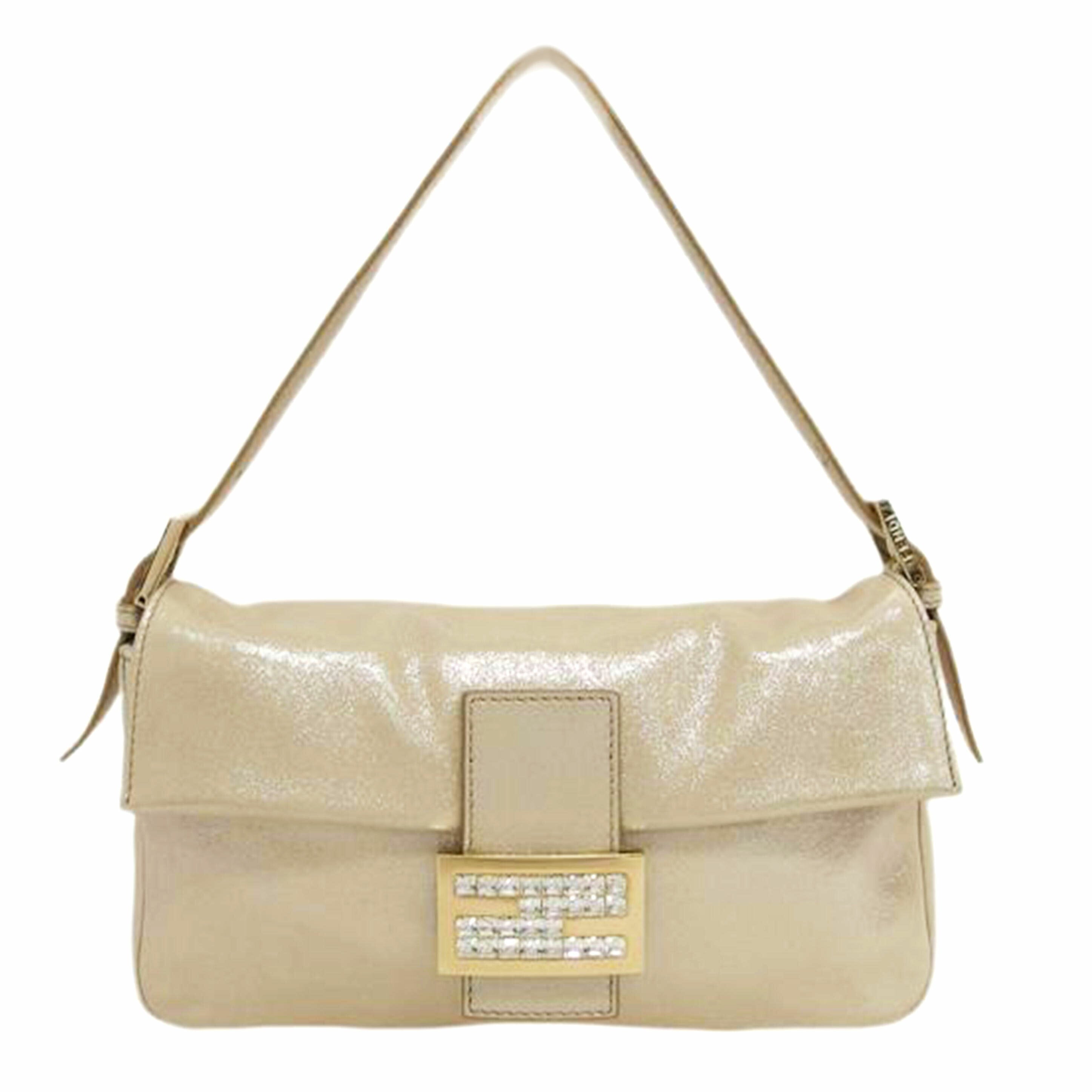 FENDI フェンディ/マンマバケット/ラメビジュー/ベージュ/8BR600//J71-138-0053/ABランク/04