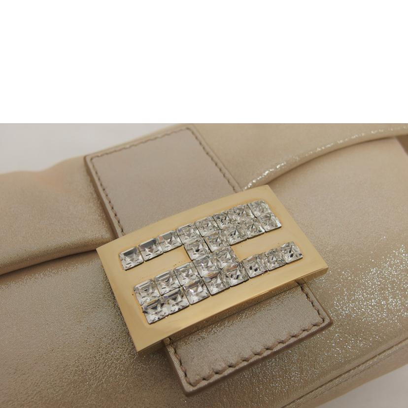 FENDI フェンディ/マンマバケット/ラメビジュー/ベージュ/8BR600//J71-138-0053/ABランク/04