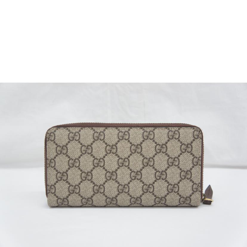 GUCCI グッチ/GGスプリームネオヴィンテージラウンドファスナー財布/473953//2184/Aランク/05