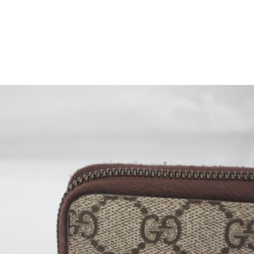 GUCCI グッチ/GGスプリームネオヴィンテージラウンドファスナー財布/473953//2184/Aランク/05