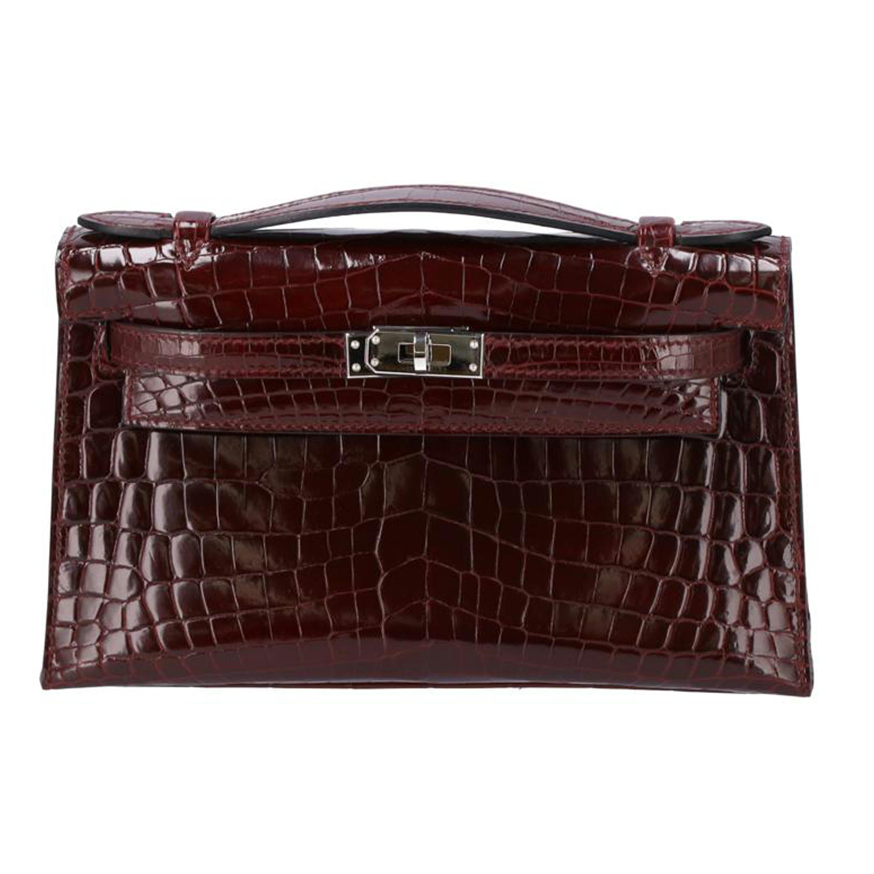 HERMES エルメス/ポシェットケリー/クロコダイル/ニロティカス/042327CK-57//□N/Aランク/75