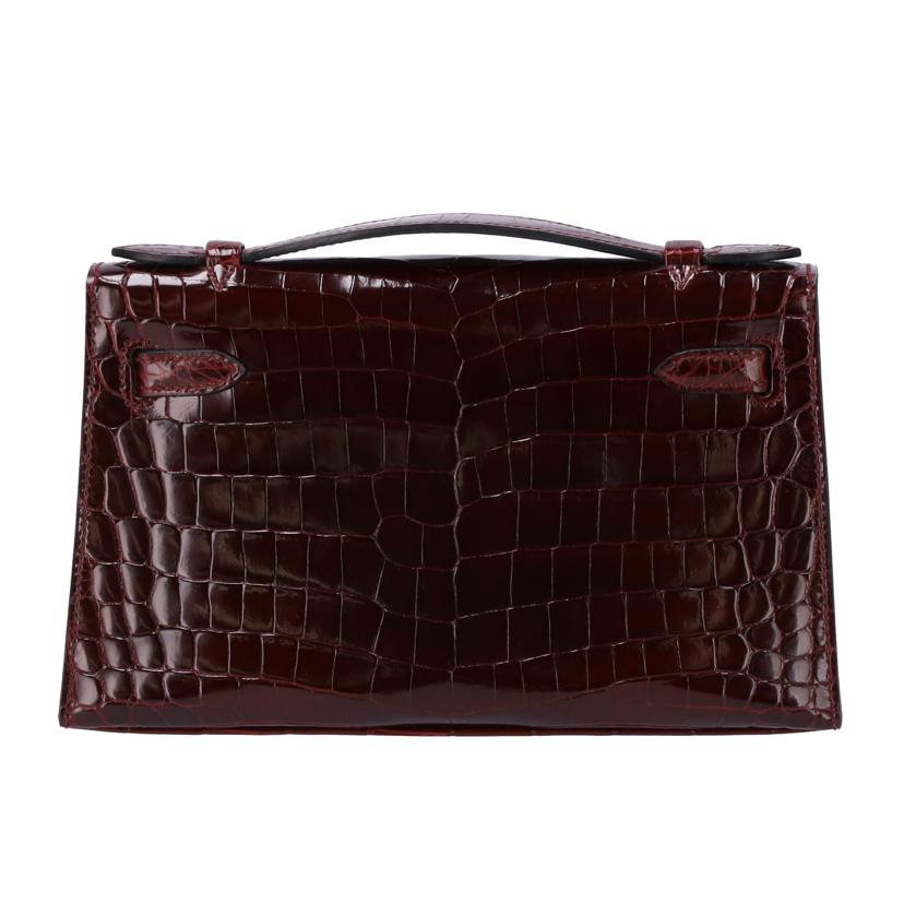 HERMES エルメス/ポシェットケリー/クロコダイル/ニロティカス/042327CK-57//□N/Aランク/75