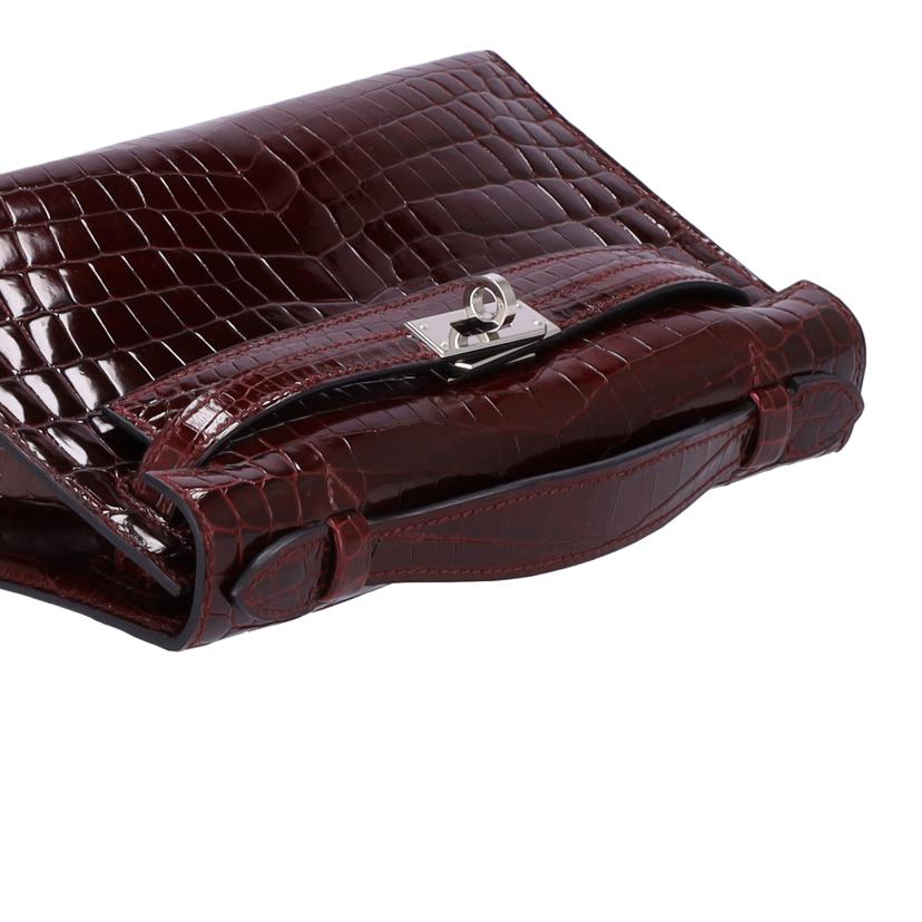 HERMES エルメス/ポシェットケリー/クロコダイル/ニロティカス/042327CK-57//□N/Aランク/75