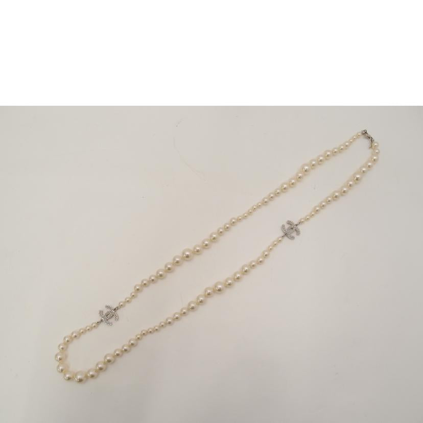 CHANEL シャネル/ココマーク・フェイクパールロングネックレス/A27012//A12 V/Aランク/69