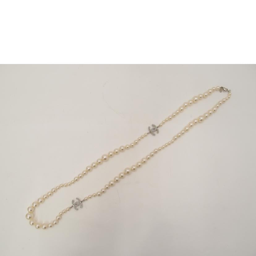 CHANEL シャネル/ココマーク・フェイクパールロングネックレス/A27012//A12 V/Aランク/69