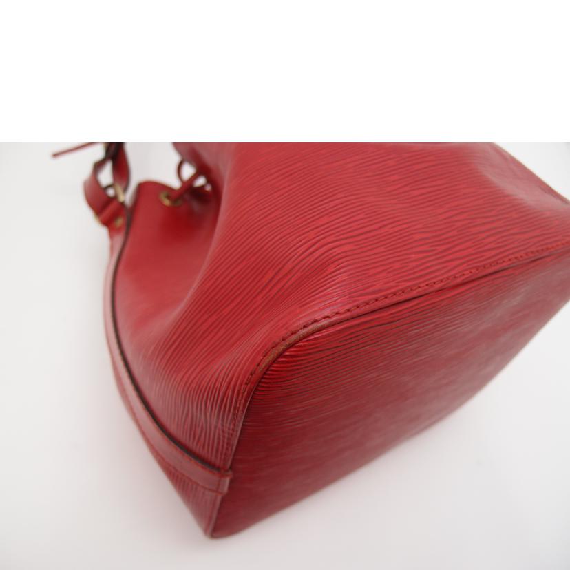 LV ルイ・ヴィトン ショルダーバッグ 肩掛け 巾着 赤/プチ・ノエ/エピ/カスティリアン・レッド/M44107//AR0964/Bランク/69