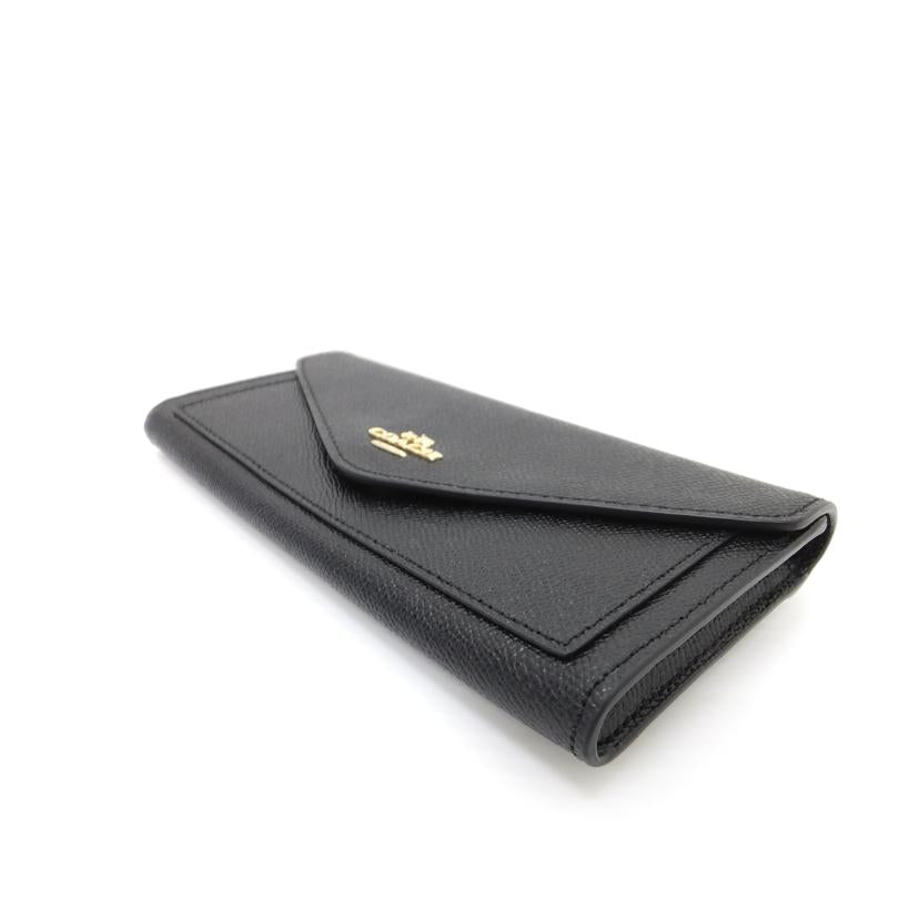 COACH コーチ/ソフトウォレット二つ折り長財布 型押し/57715//K16**/Aランク/88