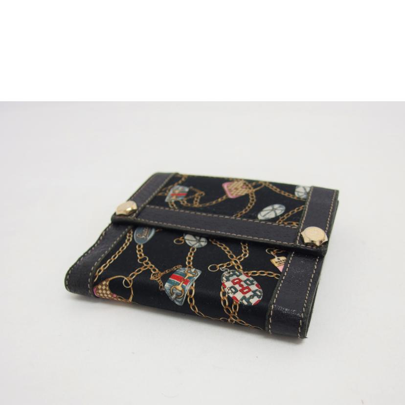 GUCCI グッチ/Wホック二つ折り財布/154117//0416/Bランク/04