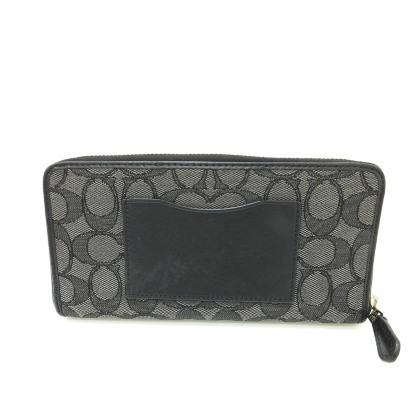 COACH コーチ/シグネチャーラウンドファスナー長財布/53602//F16**/ABランク/88