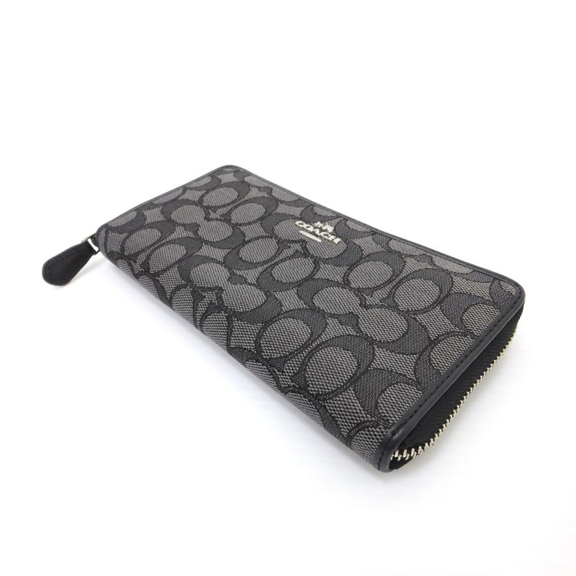 COACH コーチ/シグネチャーラウンドファスナー長財布/53602//F16**/ABランク/88