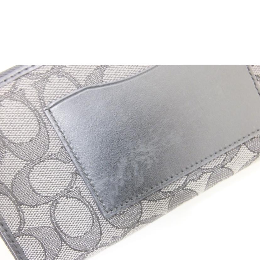 COACH コーチ/シグネチャーラウンドファスナー長財布/53602//F16**/ABランク/88
