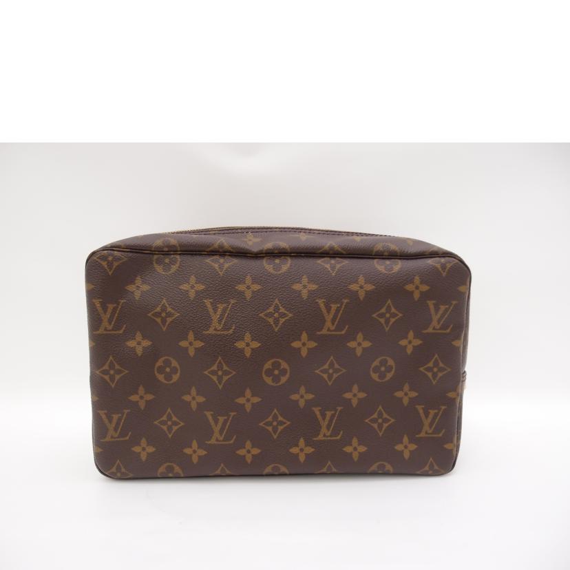 LV ルイ・ヴィトン ポーチ セカンドバッグ クラッチバッグ メイク コスメ ブラウン/トゥルース・トワレット28/モノグラム/M47522//MB1077/Aランク/69