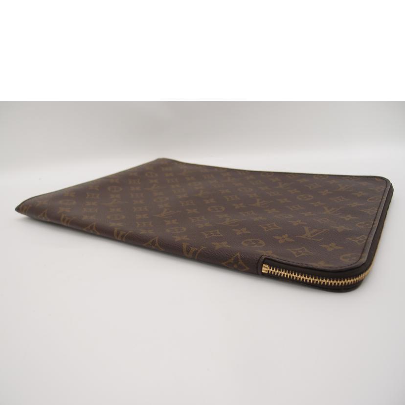 LV ルイ・ヴィトン クラッチバッグ セカンドバッグ メンズ 書類ケース A4 ブラウン/ポッシュ・ドキュマン/モノグラム/M53456//884TH/Aランク/69