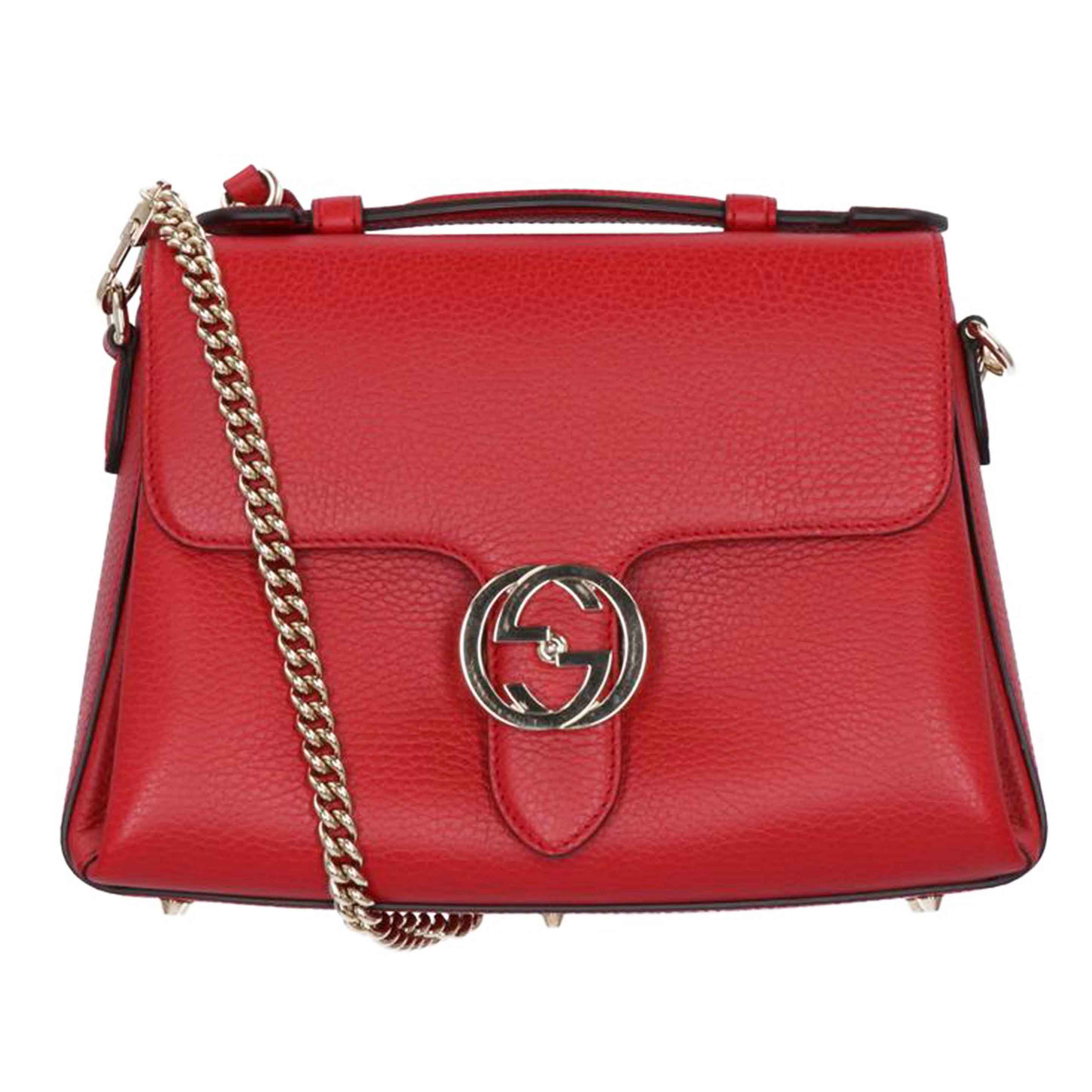 GUCCI グッチ/インターロッキングチェーンショルダー/510302//493075/ABランク/75