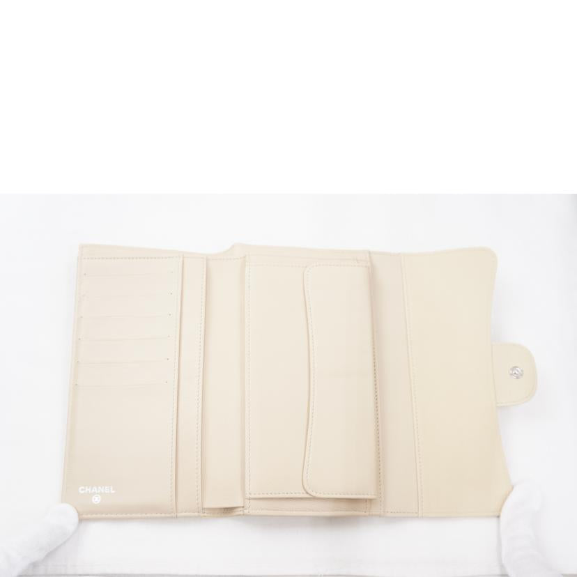 CHANEL シャネル/ココマークキャビアスキンラウンドファスナーウォレット//22181261/ABランク/67