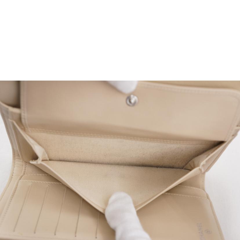 CHANEL シャネル/ココマークキャビアスキンラウンドファスナーウォレット//22181261/ABランク/67