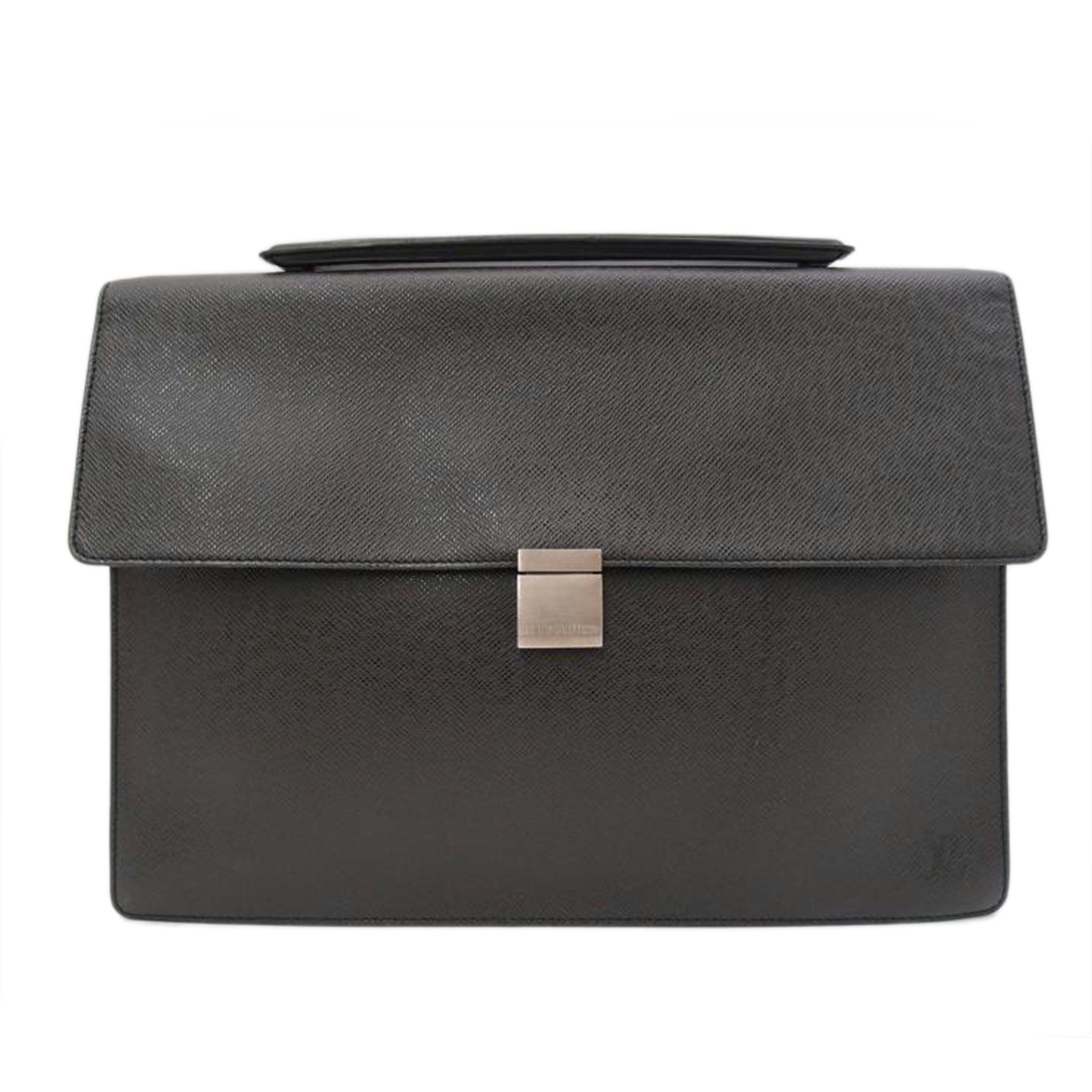 LV ルイ・ヴィトン ブリーフケース ビジネス メンズ ブラック 黒 A4 /ポルトドキュマン・アンガラ/タイガ/アルドワーズ/M30772//MB0051/ABランク/69