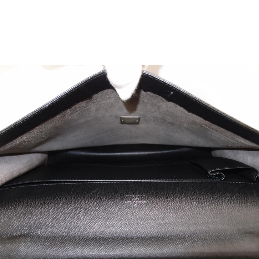 LV ルイ・ヴィトン ブリーフケース ビジネス メンズ ブラック 黒 A4 /ポルトドキュマン・アンガラ/タイガ/アルドワーズ/M30772//MB0051/ABランク/69