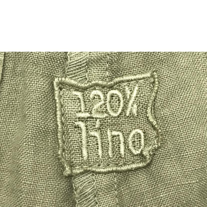 BEAMS ビームス/120%LINO ドローイージーパンツ/カーキ/64-23-0593-598-24-20//SAランク/51