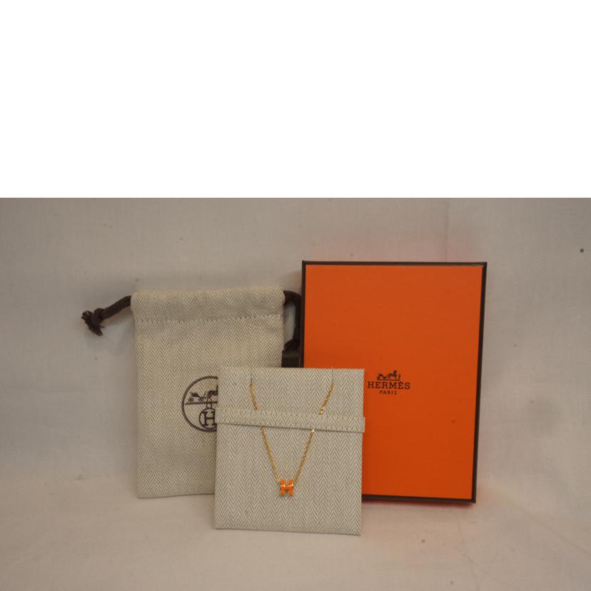 HERMES エルメス/Hチェーンネックレス//Aランク/92
