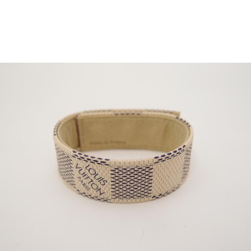 LOUIS VUITTON ルイ・ヴィトン ブレスレット ゴールド金具/ノベルティバングル・KOBE2010/ダミエ・アズール//SAランク/69