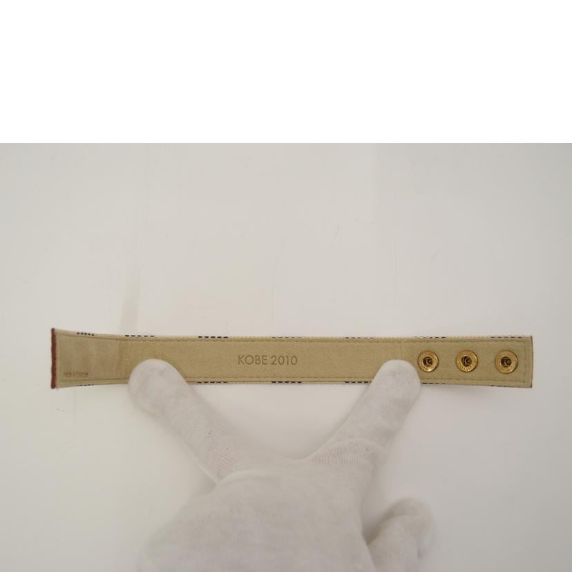 LOUIS VUITTON ルイ・ヴィトン ブレスレット ゴールド金具/ノベルティバングル・KOBE2010/ダミエ・アズール//SAランク/69