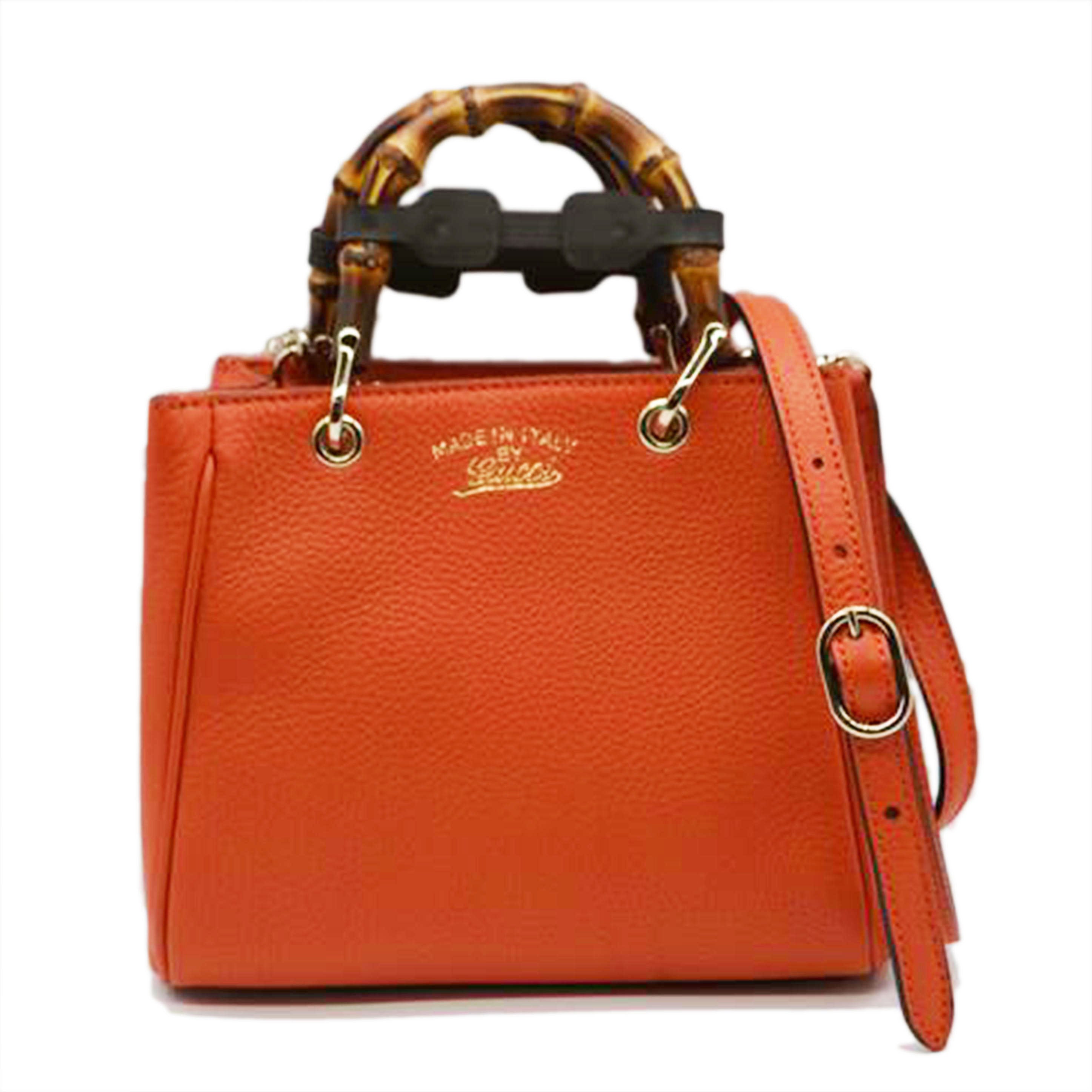 GUCCI グッチ/バンブーミニショッパー2wayレザーハンド/368823//001998/Aランク/89