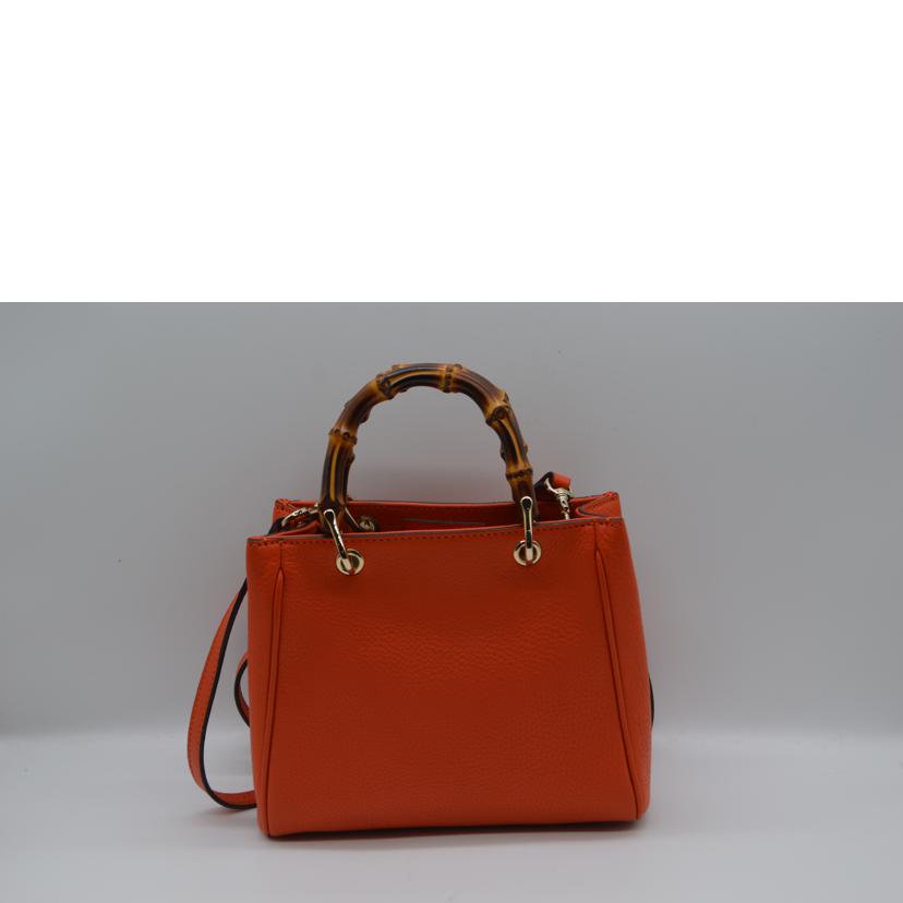 GUCCI グッチ/バンブーミニショッパー2wayレザーハンド/368823//001998/Aランク/89