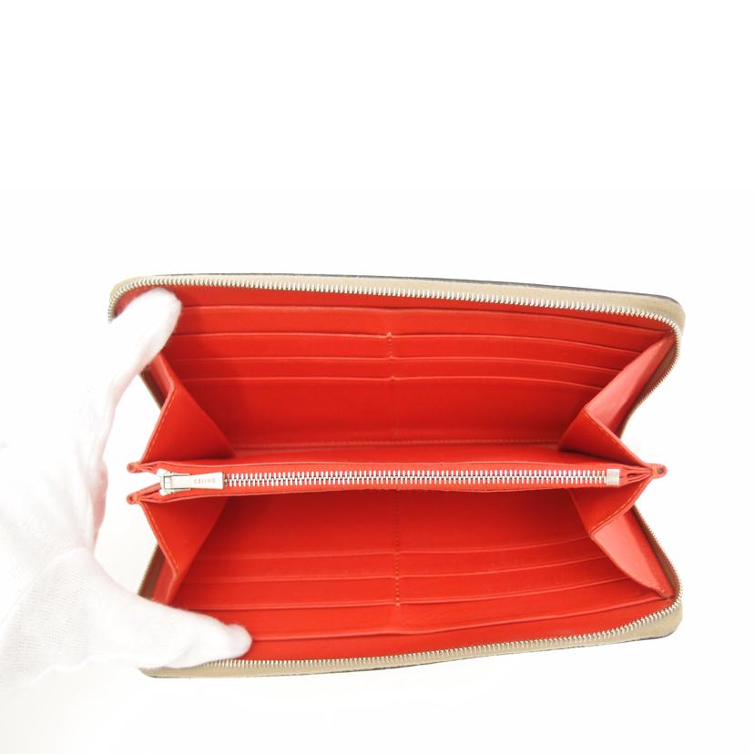 CELINE セリーヌ 長財布 ラウンドファスナー レザー レディース/マルチファンクションラージジップドウォレット/デューン/105003XFL.03UN//S-TN-4125/ABランク/69