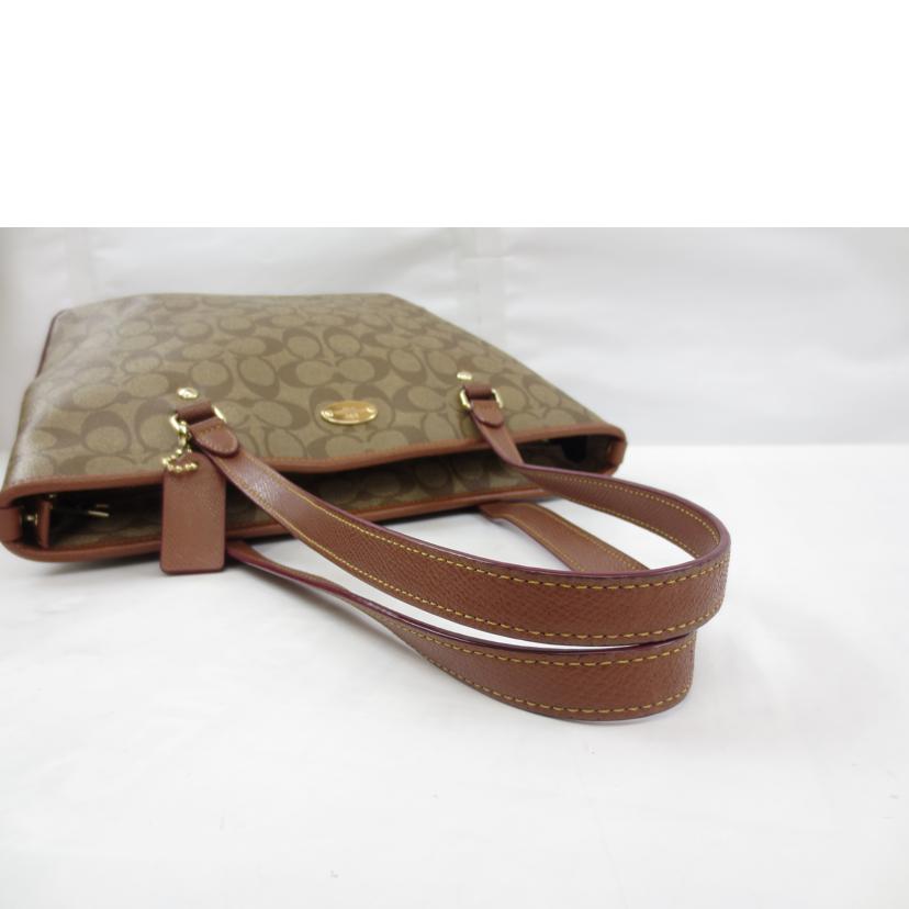 COACH コーチ/PVCシグネチャートートバッグ/F34603//D1580/Bランク/06