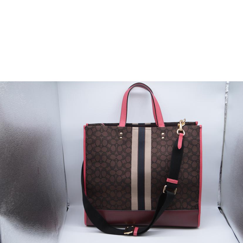 COACH/シグネチャージャガード2wayレザートート/C1548//J2139/SAランク/89