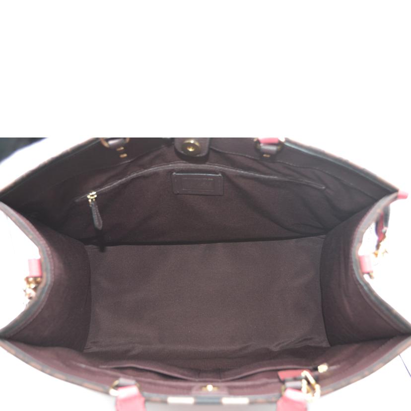 COACH/シグネチャージャガード2wayレザートート/C1548//J2139/SAランク/89