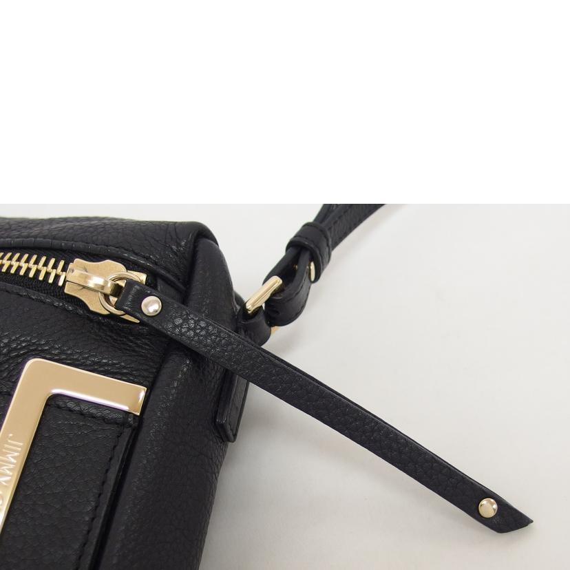 JIMMYCHOO ジミーチュウ/レザーショルダーバッグ/ブラック//ABランク/04