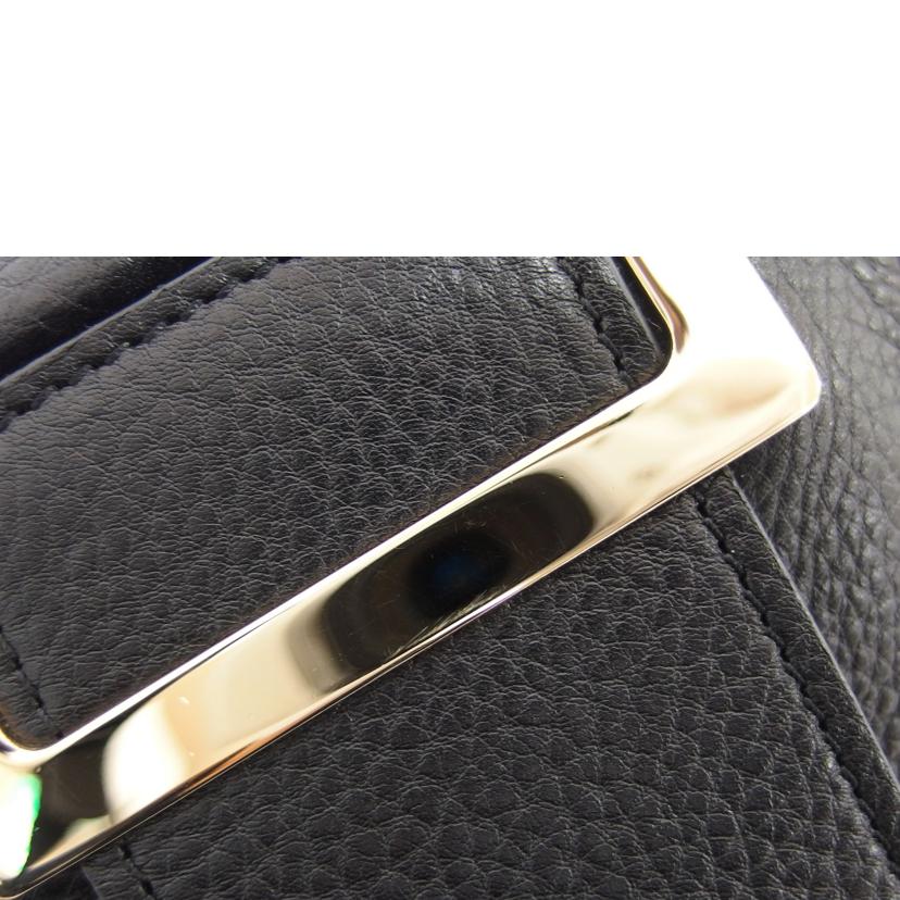 JIMMYCHOO ジミーチュウ/レザーショルダーバッグ/ブラック//ABランク/04