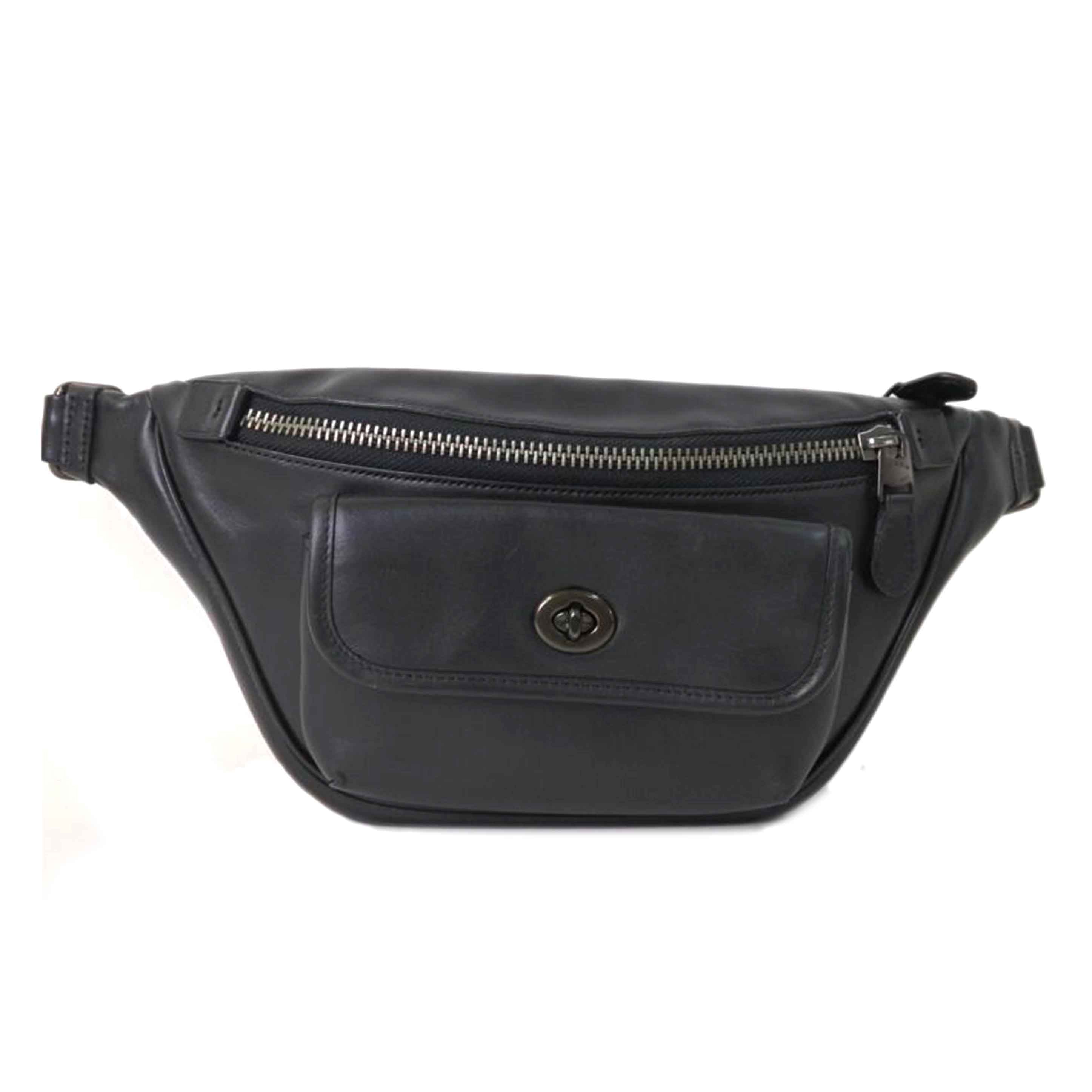 COACH コーチ/ヘリテージベルトバッグ/黒/C1277//M20**/Aランク/84