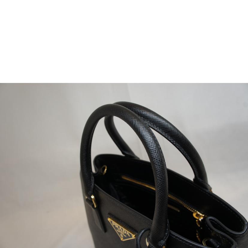 PRADA プラダ/ガレリアサフィアーノレザー2WAY/1BA296V21//7/5,RFID/Aランク/92