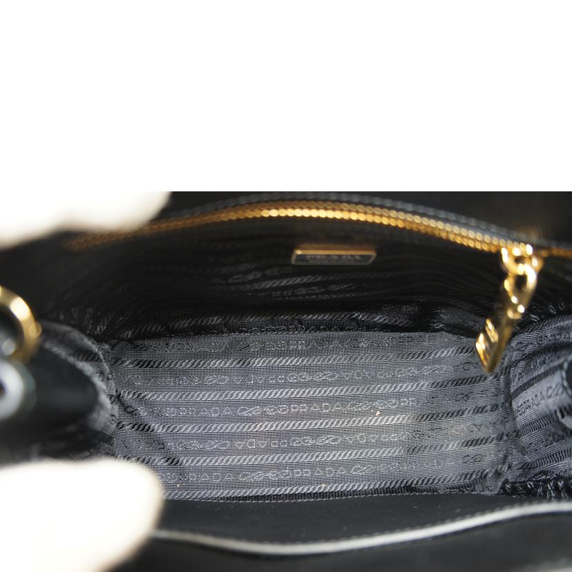 PRADA プラダ/ガレリアサフィアーノレザー2WAY/1BA296V21//7/5,RFID/Aランク/92