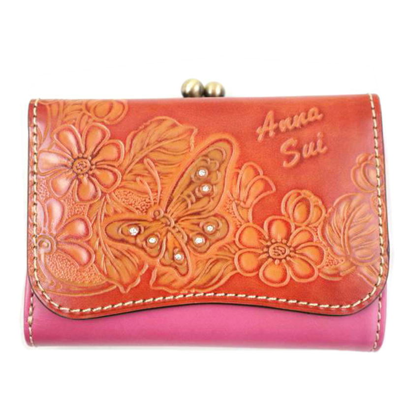 ANNA SUI アナスイ/ANNA SUI がま口財布/赤ピンク//ABランク/67