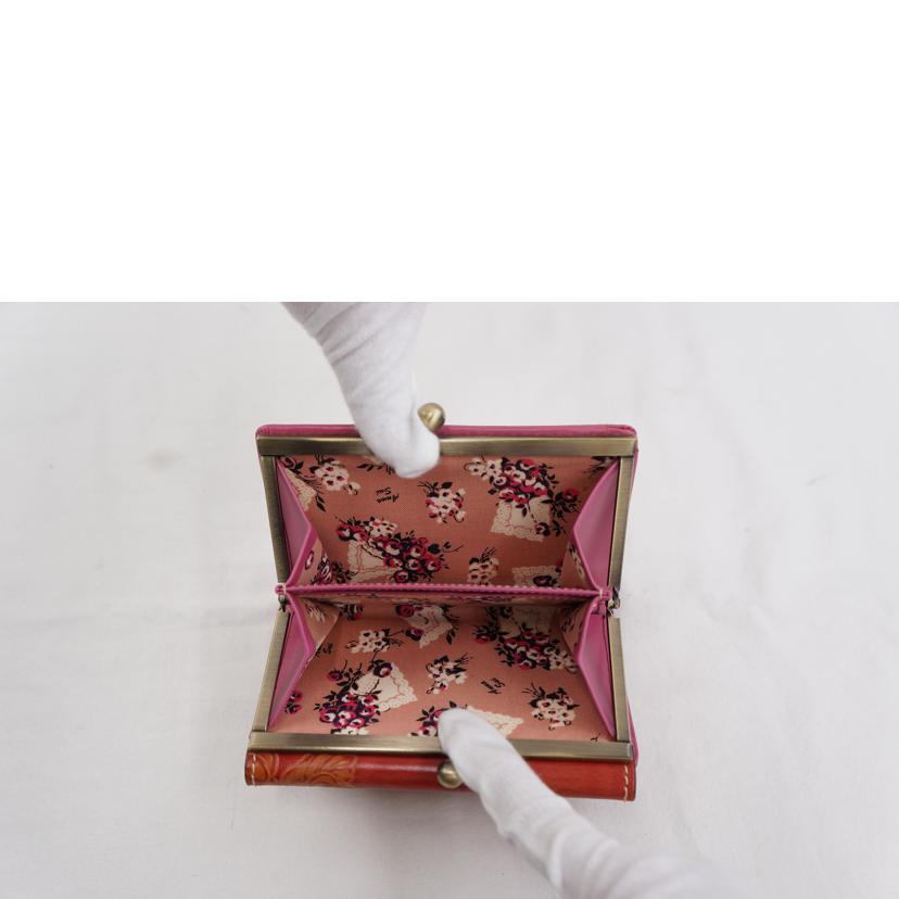 ANNA SUI アナスイ/ANNA SUI がま口財布/赤ピンク//ABランク/67