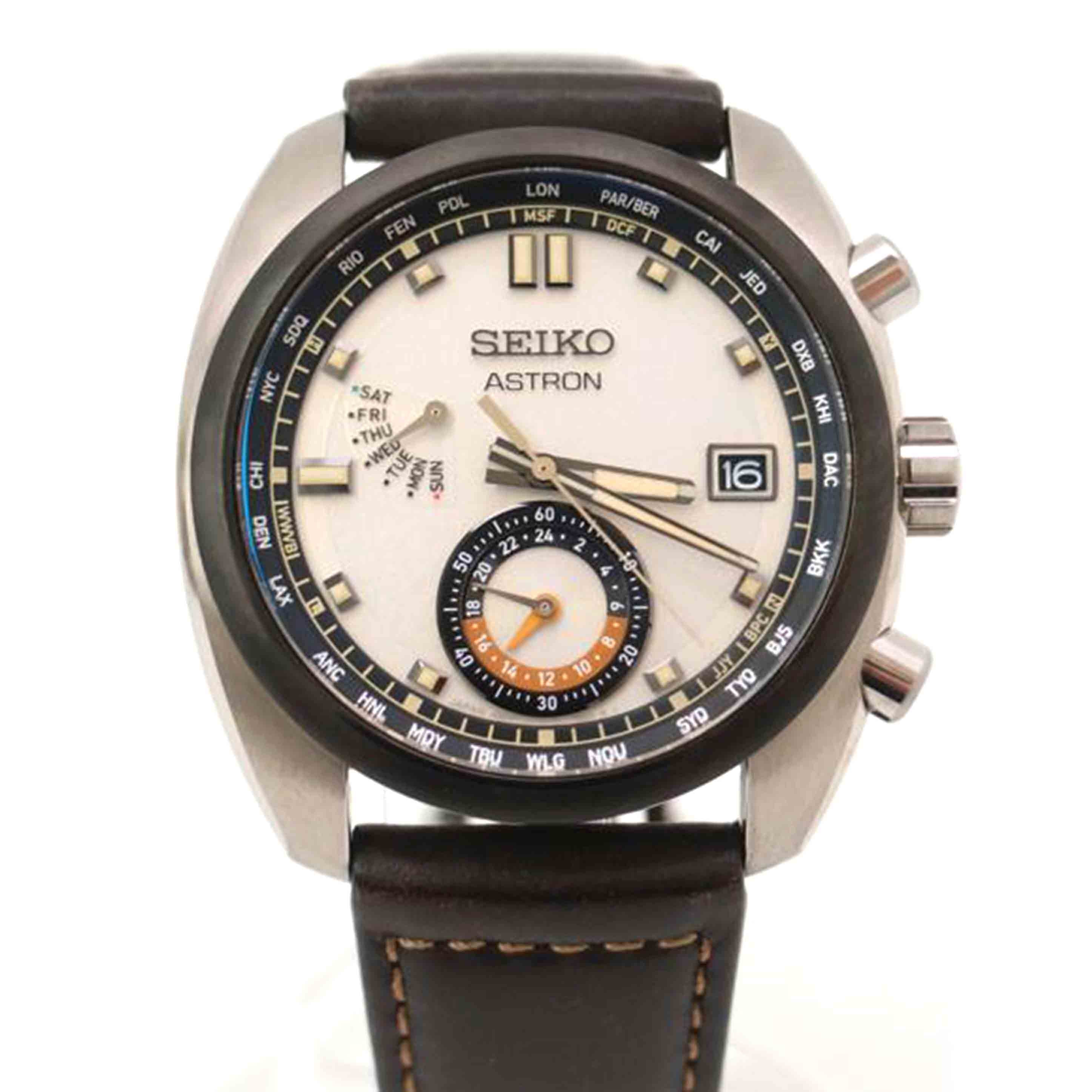 SEIKO セイコー 腕時計 メンズ 革ベルト ステンレス/アストロン/クラシックシリーズ/電波ソーラー/SBXY005//120***/Aランク/69