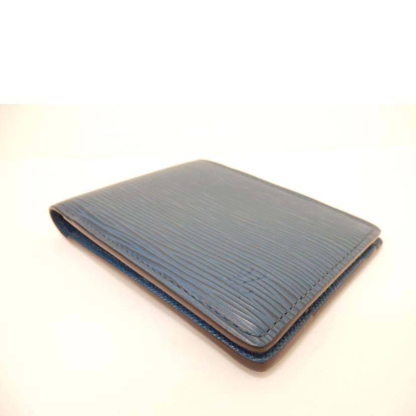 LV ルイヴィトン/ポルトフォイユ・ミュルティプル/エピ/ブルーセレクト/M60629//TN0185/ABランク/88