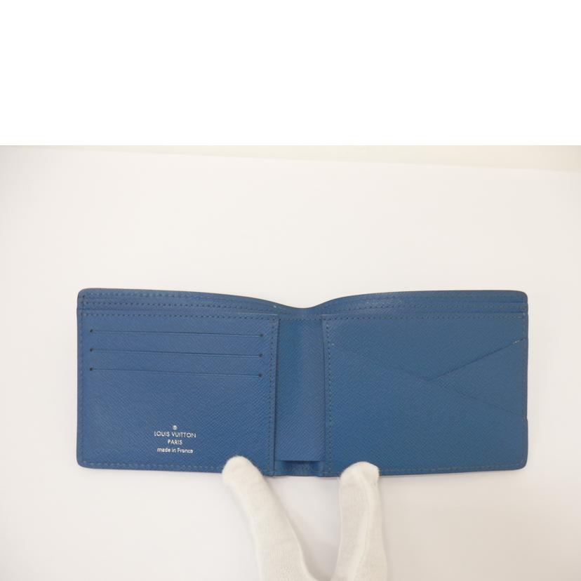 LV ルイヴィトン/ポルトフォイユ・ミュルティプル/エピ/ブルーセレクト/M60629//TN0185/ABランク/88