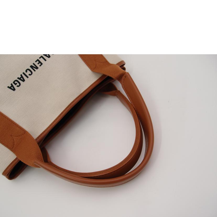 BALENCIAGA バレンシアガ トートバッグ /ネイビーカバS/キャラメル/339933//ABランク/69