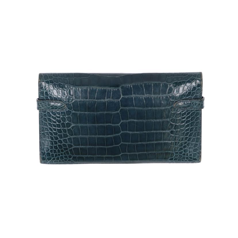 HERMES エルメス/ケリーウォレット/アリゲーター//□R/Bランク/75