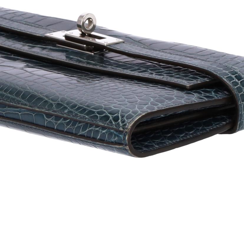 HERMES エルメス/ケリーウォレット/アリゲーター//□R/Bランク/75