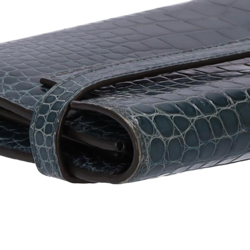 HERMES エルメス/ケリーウォレット/アリゲーター//□R/Bランク/75